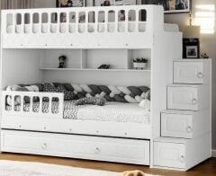 Kardelen Tamamı Mdf  Çelik Destekli Yavrulu Ranza - Kurulum Dahil Byz