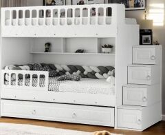 Kardelen Tamamı Mdf  Çelik Destekli Yavrulu Ranza - Kurulum Dahil Byz