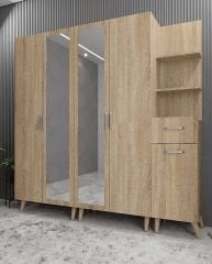 Açelya Portmanto Vestiyer Ayakkabılık M1 - Ücretsiz Kurulum - Meşe