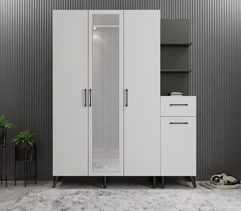 Açelya Portmanto Vestiyer Ayakkabılık FB - Ücretsiz Kurulum M3