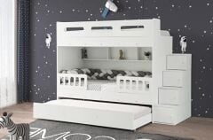 Buket  Tamamı Mdf Çelik Destekli Yavrulu Ranza Byz - Ücretsiz Kurulum