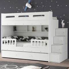 Buket  Tamamı Mdf Çelik Destekli Yavrulu Ranza Byz - Ücretsiz Kurulum