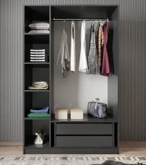 Moma 3 Kapaklı Gizli Çekmeceli Gardırop Dolap FB - Ücretsiz Kurulum