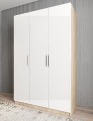 Moma 3 Kapaklı Gizli Çekmeceli Gardırop Dolap MB - Ücretsiz Kurulum