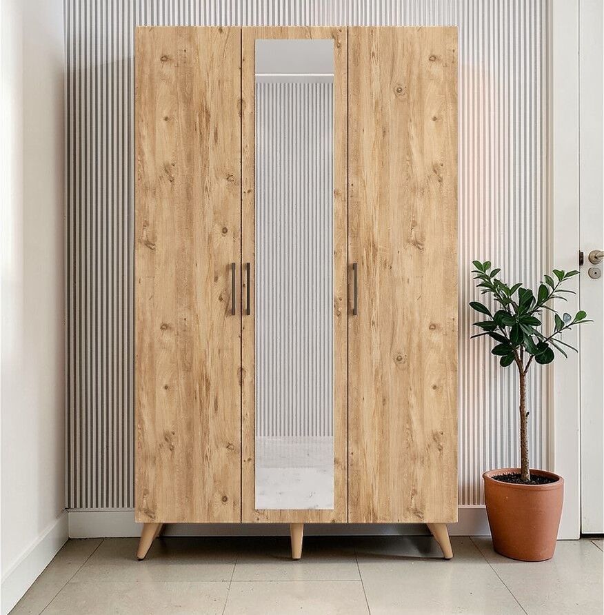 Açelya Portmanto Vestiyer Çam - Ücretsiz Kurulum M4