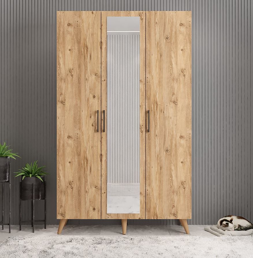 Açelya Portmanto Vestiyer Çam - Ücretsiz Kurulum M4