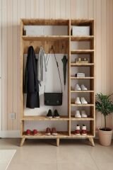 Açelya Portmanto Vestiyer Çam - Ücretsiz Kurulum M4