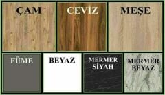 Solo 8 Kapaklı Dolap Gardırop Füme- Ücretsiz Kurulum