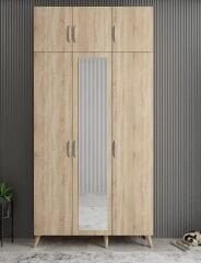 Açelya Portmanto Vestiyer Meşe - Ücretsiz Kurulum M5