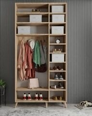 Açelya Portmanto Vestiyer Meşe - Ücretsiz Kurulum M5