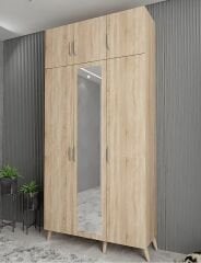 Açelya Portmanto Vestiyer Meşe - Ücretsiz Kurulum M5