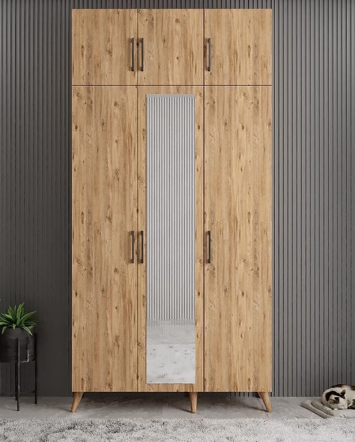 Açelya Portmanto Vestiyer Çam - Ücretsiz Kurulum M5