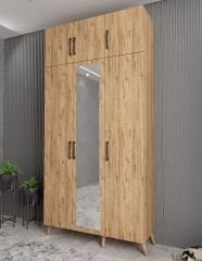 Açelya Portmanto Vestiyer Çam - Ücretsiz Kurulum M5