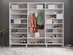 Açelya Portmanto Vestiyer Beyaz - Ücretsiz Kurulum M6