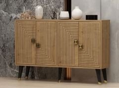 Mire  Konsol Tv Sehpası Tv Ünitesi Modern Tasarım Meşe