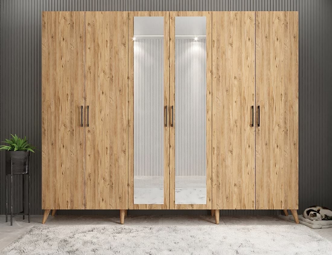 Açelya Portmanto Vestiyer Çam - Ücretsiz Kurulum M6