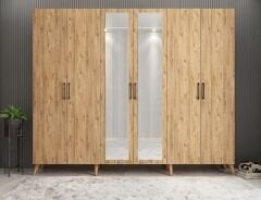 Açelya Portmanto Vestiyer Çam - Ücretsiz Kurulum M6