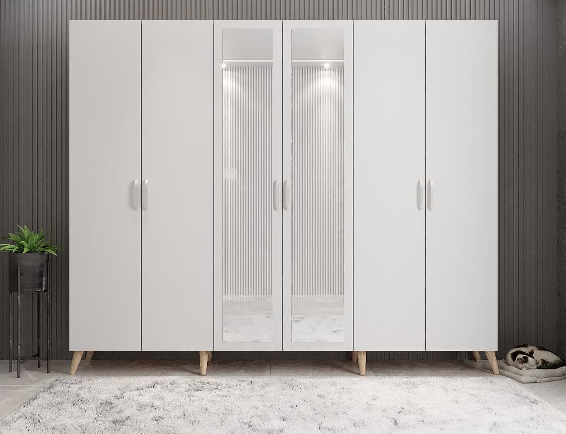 Açelya Portmanto Vestiyer Meşe Beyaz- Ücretsiz Kurulum M6