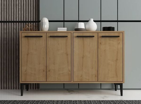 Revo Konsol Tv Sehpası Tv Ünitesi Modern Tasarım Meşe