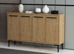 Revo Konsol Tv Sehpası Tv Ünitesi Modern Tasarım Meşe