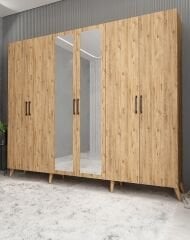 Açelya Portmanto Vestiyer Çam Beyaz- Ücretsiz Kurulum M6