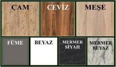 Megan Çamaşır Ve Kurutma Makinesi Dolabı Banyo Dolabı Füme - Ücretsiz Kurulum