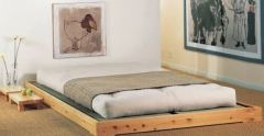 Wendy İthal Çam Masif Ahşap Karyola model 1