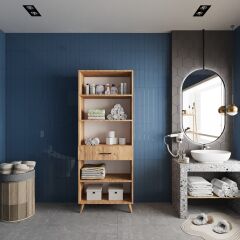 Mavera Çok Amaçlı Dolap Banyo Mutfak Kiler Dolabı Çam- Ücretsiz Kurulum