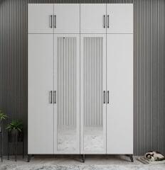 Açelya Portmanto Vestiyer Füme Beyaz- Ücretsiz Kurulum M8