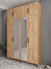 Açelya Portmanto Vestiyer Çam- Ücretsiz Kurulum M8