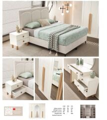 Asia Mdf Membran 6 Kapaklı Gardırop Dolap - Kurulum Dahil