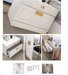 Jordan Mdf Membran 6 Kapaklı Gardırop Dolap - Kurulum Dahil