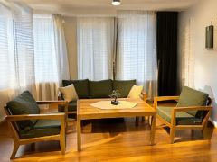 Ottoman Masif Ahşap Bahçe Balkon Koltuk Kestane Ağacı 3+1+1 Koltuk, Masa Takımı