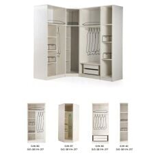 Bianora Mdf Membran Köşe Gardırop Kurulum Dahil