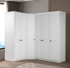 Bianora Mdf Membran Köşe Gardırop Kurulum Dahil