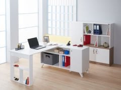 Olivin Ofis Masası- Beyaz