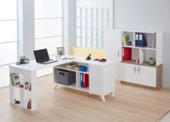 Olivin Ofis Masası- Beyaz