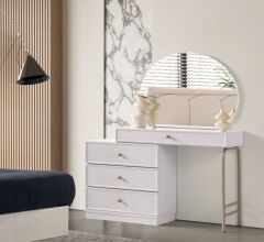 Altay Mdf  6 Kapaklı Reflekte Camlı Gardırop ve Yatak Odası Takımı - Kurulum Dahil