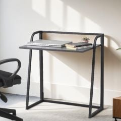 Doru Katlanabilir Metal Çalışma Masası Ofis Masası Antrasit