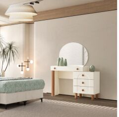 Asia Mdf Membran 6 Kapaklı Gardırop ve Yatak Odası Takımı - Kurulum Dahil