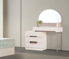 Fiabella  Mdf Membran 6 Kapaklı Reflekte Camlı Gardırop ve Yatak Odası Takımı Baza Hariç Kurulum Dahil