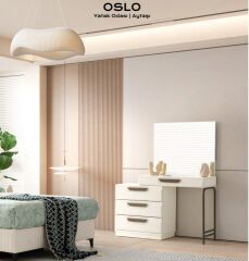 Floransa Mdf Membran 6 Kapaklı Gardırop ve Yatak Odası Takımı - Kurulum Dahil