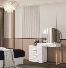 Jordan Mdf Membran 6 Kapaklı Gardırop ve Yatak Odası Takımı - Kurulum Dahil