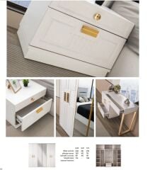 Pamir Mdf Membran 6 Kapaklı Gardırop ve Yatak Odası Takımı - Kurulum Dahil