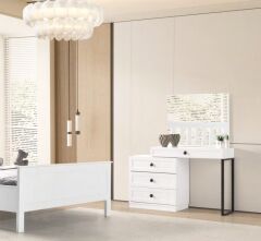 Doğa Mdf Membran 6 Kapaklı Gardırop ve Yatak Odası Takımı - Kurulum Dahil