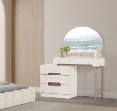 Hale Mdf Membran 6 Kapaklı Reflekte Camlı Gardırop ve Yatak Odası Takımı - Kurulum Dahil