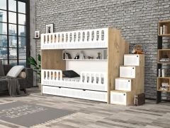 Hazar Yarı Mdf Membran Kaplama Yavrulu Ranza Bm - Montaj Dahil