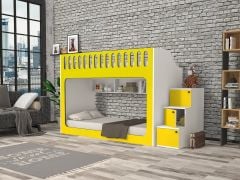 İnci Seyyar Merdivenli İkili Ranza SB