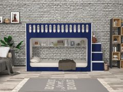 İnci Seyyar Merdivenli İkili Ranza LB