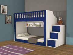 İnci Seyyar Merdivenli İkili Ranza LB